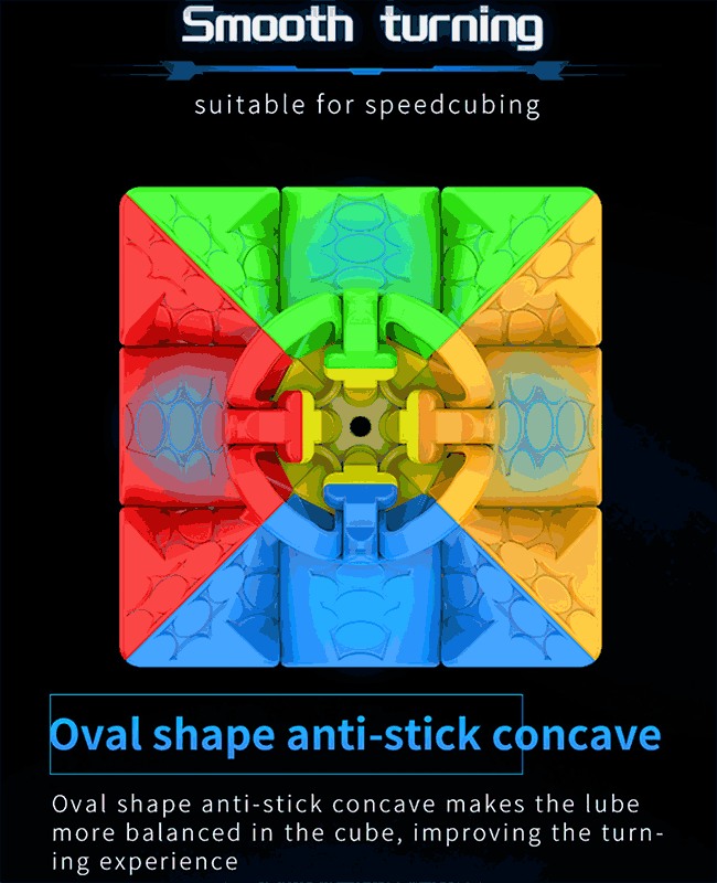 DianSheng Solar M Magnetic 3x3x3 Magic Cube UV Version